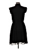 H&M Solid Black Casual Dress Size 6 - photo 2