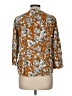 Fun2Fun 100% Rayon Orange 3/4 Sleeve Blouse Size M - photo 2