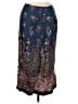 Talbots 100% Rayon Paisley Blue Casual Skirt Size 6 Petite - photo 1