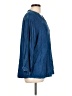 Studio West 100% Rayon Blue 3/4 Sleeve Blouse Size L - photo 4