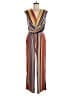 Emma & Michele Stripes Orange Jumpsuit Size M - photo 1
