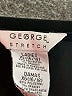 George Solid Black Casual Skirt Size XL - photo 4