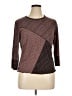Notations 100% Polyester Burgundy 3/4 Sleeve Top Size XL - photo 1