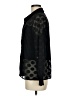 Luxology Polka Dots Black Long Sleeve Blouse Size M - photo 5