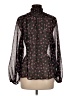 Elizabeth and James 100% Polyester Black Long Sleeve Blouse Size M - photo 2