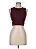 Cotton Candy LA 100% Polyester Burgundy Sleeveless Top Size M - photo 1