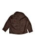 Zara Tweed Brown Long Sleeve Button-Down Shirt Size 5 - photo 2