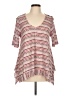 John Paul Richard Red 3/4 Sleeve Blouse Size L - photo 1