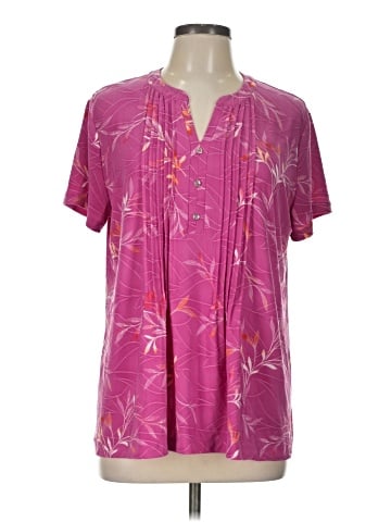 Croft & Barrow Short Sleeve Blouse (view 1)