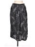 Worthington Paisley Silver Black Casual Skirt Size 8 - 10 - photo 2