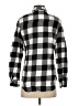 Alexander Jordan Checkered-gingham Black Long Sleeve Button-Down Shirt Size S - photo 2