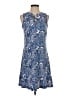 MICHAEL Michael Kors Paisley Blue Casual Dress Size S - photo 1