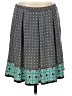 Max Studio Print Teal Casual Skirt Size S - photo 1
