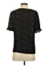 CeCe Polka Dots Black Short Sleeve Blouse Size S - photo 2