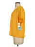 CeCe Yellow Short Sleeve Blouse Size S - photo 5