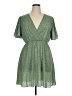 Unbranded 100% Polyester Polka Dots Green Casual Dress Size XL - photo 1