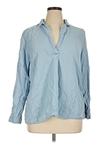J.Jill 3/4 Sleeve Button-Down Shirt (view 1)