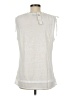 Sanctuary Ivory Silver Sleeveless T-Shirt Size M - photo 2