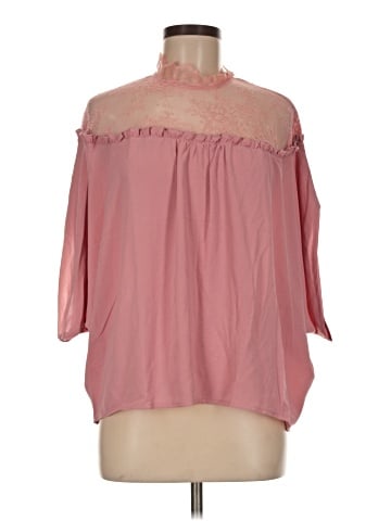 Angashion 3/4 Sleeve Blouse (view 1)