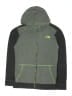The North Face 100% Polyester Green Zip Up Hoodie Size 14 - 16 - photo 1