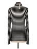 Joseph A. Stripes Silver Turtleneck Sweater Size L - photo 2