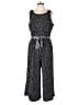 Gabby Skye Polka Dots Black Jumpsuit Size 16 - photo 1