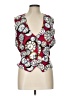 Bill Blass 100% Rayon Red Vest Size L - photo 1