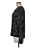 Hinge 100% Viscose Black Long Sleeve Blouse Size M - photo 5