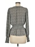 Sienna Sky 100% Polyester Gray Long Sleeve Blouse Size M - photo 2