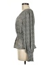 Sienna Sky 100% Polyester Gray Long Sleeve Blouse Size M - photo 5