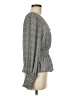 Sienna Sky 100% Polyester Gray Long Sleeve Blouse Size M - photo 4