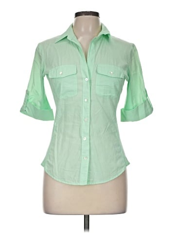 James Perse 3/4 Sleeve Button-Down Shirt (view 1)