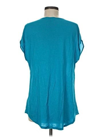 INC International Concepts Short Sleeve Blouse (view 2)