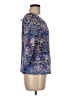 Rafaella Studio 100% Cotton Blue 3/4 Sleeve Top Size M - photo 4