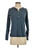 Free Fly Blue Long Sleeve Henley Size S - photo 1