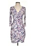 Guess Print Multi Color White Cocktail Dress Size XXS (estimated) - photo 1