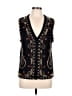 Claudia D. Black Sweater Vest Size M - photo 1