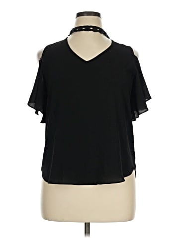 By & By Short Sleeve Blouse (view 1)
