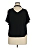 By & By Black Short Sleeve Blouse Size XL - photo 1