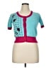 Assorted Brands 100% Cotton Teal Cardigan Size XL - photo 1