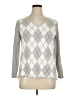 Tommy Hilfiger Argyle Silver Pullover Sweater Size XL - photo 1