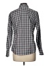 Lands' End 100% Cotton Checkered-gingham Brown Long Sleeve Button-Down Shirt Size 12 (petite) - photo 2