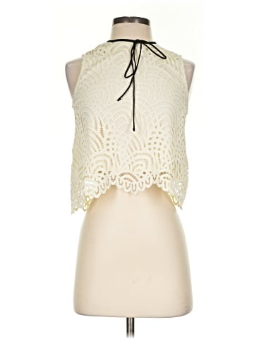 Zara W&B Collection Sleeveless Blouse (view 1)