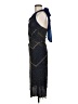 Beyond Vintage Tweed Blue Black Cocktail Dress Size M (estimated) - photo 5