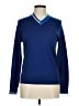 G/Fore 100% Wool Blue Wool Pullover Sweater Size M - photo 1