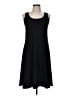 Ellen Parker Solid Black Casual Dress Size M - photo 1