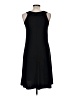 Ellen Parker Solid Black Casual Dress Size M - photo 2