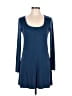 Three Dots Solid Blue Casual Dress Size M - photo 1