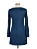Three Dots Solid Blue Casual Dress Size M - photo 2