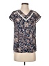 papermoon designed exclusively for Stitch Fix 100% Polyester Blue Short Sleeve Blouse Size S - photo 1